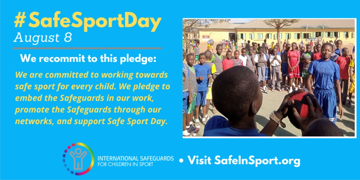 Happy #SafeSportDay!

Safeguarding children and young athletes is paramount at LSDI and we're excited to be part of the @SafeinSports network. Take the pledge to start your safeguarding journey today! #TeamSafeSport #SafeinSport