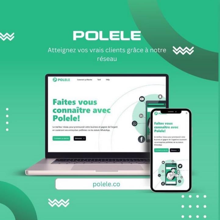 Polele_co's tweet photo. Lancez une publicité Polele à partir de 4,99$ et obtenez gratuitement un flyer pour la promotion de vos produits et services https://t.co/ysVNIFL7pt

#polele #pubwhatsapp #crowdvertize https://t.co/OLBtU3jzY5