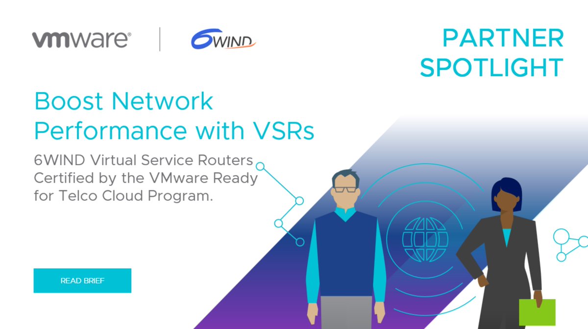 6WINDsoftware's tweet photo. 6WIND VSR Software Solutions on the @VMware Telco Cloud boost your network. With 6WIND VSR, CSPs can revolutionize their network services and enhance their capabilities. Read more: https://t.co/wT7E2EnqGD
#vmware #TelcoCloud #VSR #Virtualization #VirtualRouter https://t.co/6mZASTfsHl