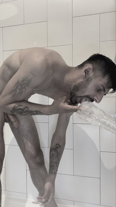 Check out my latest video uploaded to https://t.co/WWF757sqYL - steamy shower power-wank with my fav<a href="/tag/fleshlight"class="tags"><span>#fleshlight</span></a>