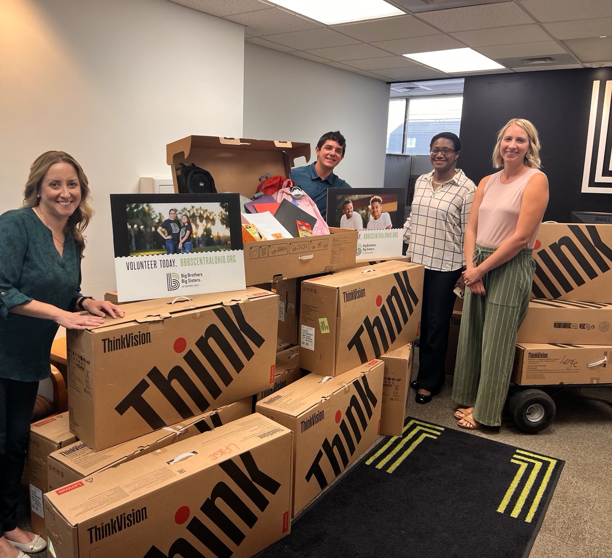 Many thanks going out to our friends <a href="/Citibank/">Citibank</a>! Your generous support of 462 backpacks stuffed with school supplies will help ensure our Littles have the resources they need for a successful academic year. 🎉 #gratitude #schoolsupplies #studentsuccess #biggertogether