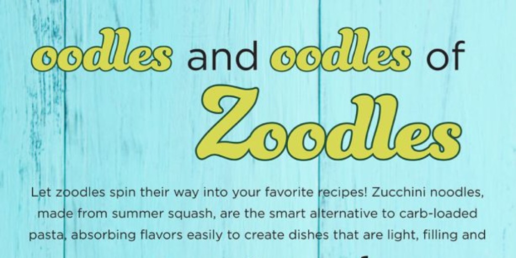Celebrate #nationalzucchiniday with these delicious #zoodle recipe ideas. mindful.sodexo.com/oodles-of-zood…