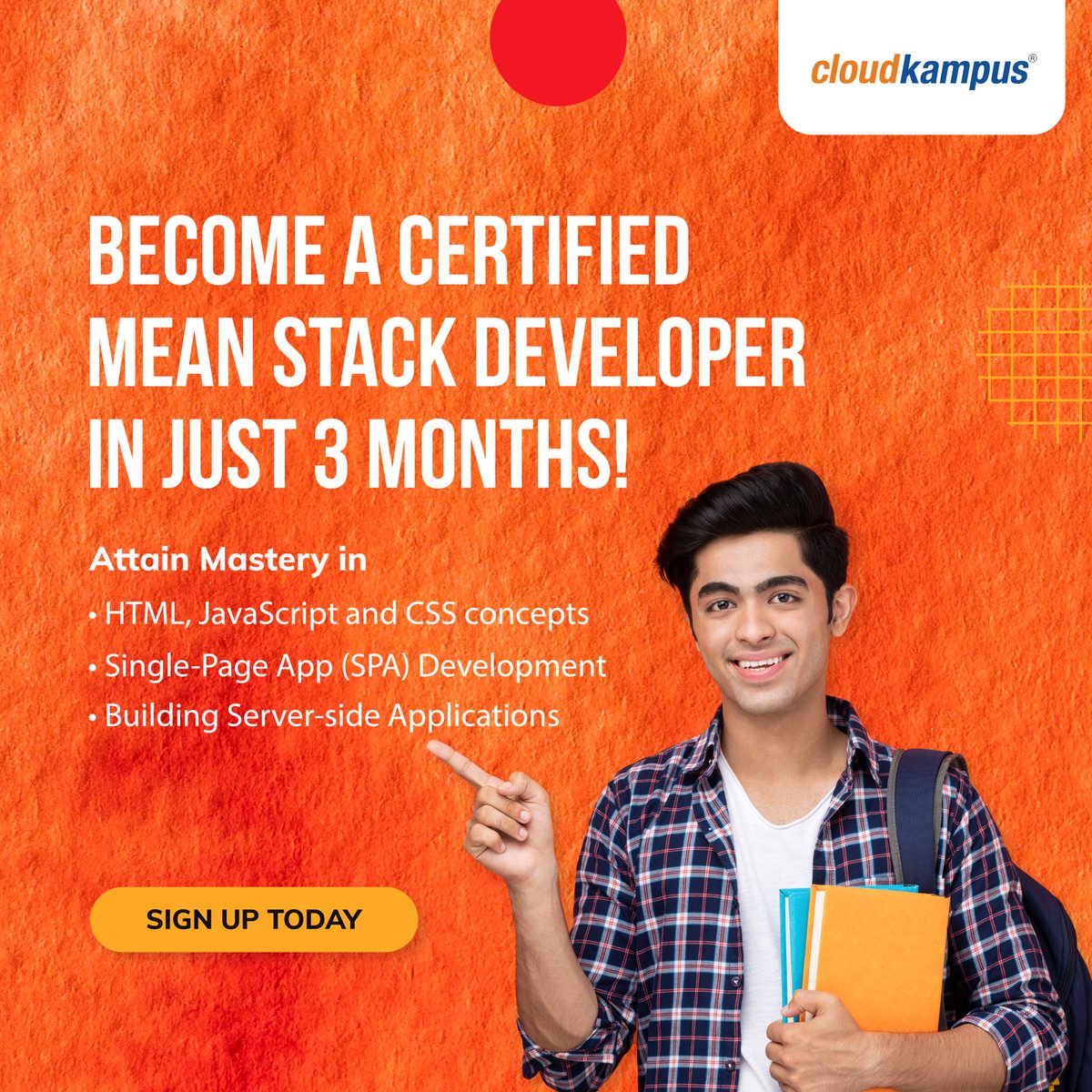 cloudkampus1's tweet image. Discover the rapid surge in demand for web development roles. Elevate your MEAN stack web development career in just 3 months with our upskilling program. Don&apos;t miss out!

Sign up today! bit.ly/43ZzcnB

#meanstackdeveloper #upskillyourself #demandroles #cloudkampus