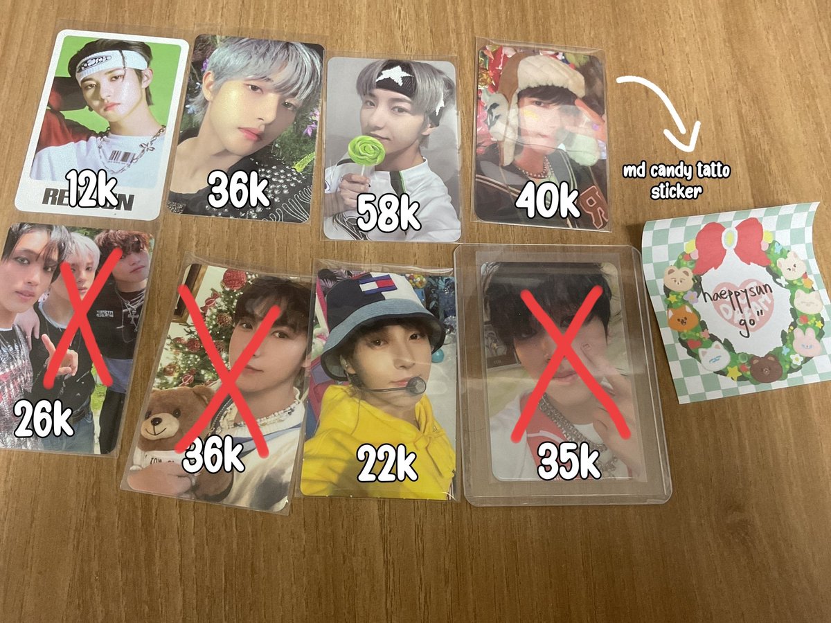 haeppysungo's tweet photo. HELP RT 🙇🏻‍♀️
wts want to sell pc aab nct

wts renjun tc trading card istj renjun anniversary dream renjun candy tatto sticker renjun magazine candy 

✅ harga bersih kr
✅ fix dapat, GO line
❌ packing, tax 6.500
📍jateng https://t.co/yVkA8T8Bs0