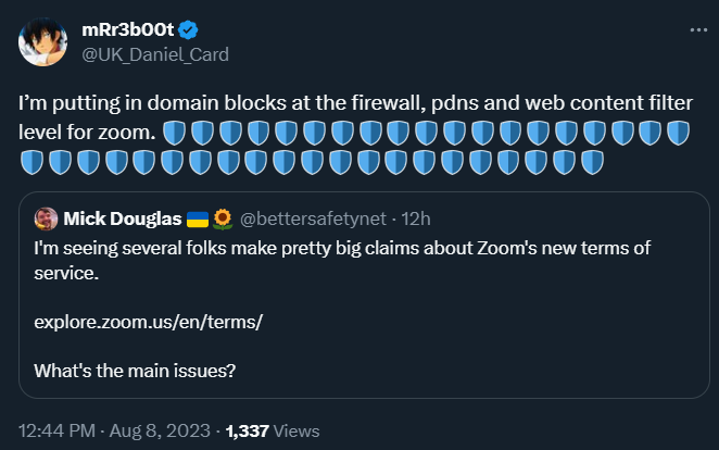 UK_Daniel_Card's tweet photo. 1337 baby! #ZoomOff #FuckZoom https://t.co/To2Ph8jR3o