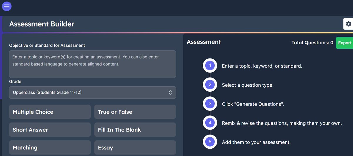 🤖AI Day3 - EduAide.AI a toolbox of teacher tasks made eAIsy. Big Ideas: Open-ended feedback bot, subject and rigor tuned lesson plan assist,  Lesson chat, &amp; formative factory. These are early ideas, next we'll see vendors splice them into adopted tools. #pdgpt