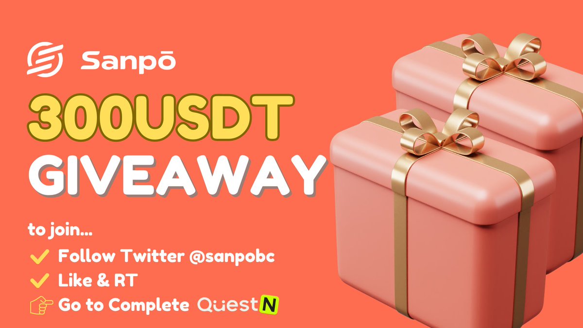 🎉We are launching 300 #USDT #Giveaway to celebrate the publication of the <a href="/tf_autobot/">『トランスフォーマー』公式</a> NFT

＠sanpobc is a Layer 1 blockchain dedicated to the use of the digital content🖼

To join
1⃣Follow <a href="/sanpobc/">Sanpō</a>
2⃣💚, RT
3⃣Complete #QuestN☞app.questn.com/quest/80133185…

What is Sanpō Blockchain👇