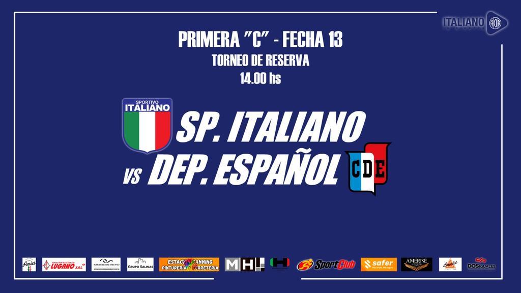 Club Sportivo Italiano on X: SPORTIVO ITALIANO VS DEPORTIVO