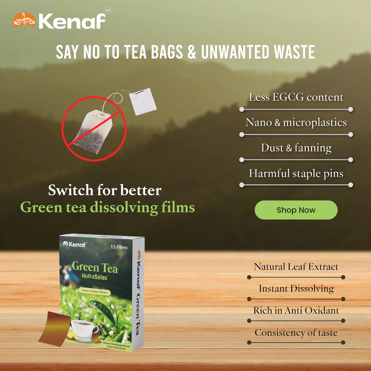 kenafhealthcare's tweet image. Elevate your tea game with Kenaf's Green Tea Instant Dissolving Films! Simply dissolve, sip, &amp;amp; savor the goodness. 🍵
Order Now &amp;amp; experience the teavolution by Kenaf
bit.ly/kenafgreentead…

#greentea #healthylifestyle #GreenTeaExtract  #kenafnutrasolos #instantdissolvefilm