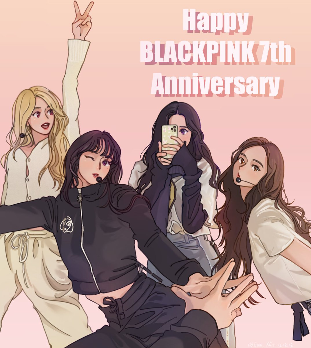 HAPPY BLACKPINK 7TH ANNIVERSARY🖤💖
#BLACKPINK #블랙핑크 
#7YearsWithBLACKPINK
#일곱살_블랙핑크_일평생_함께할게