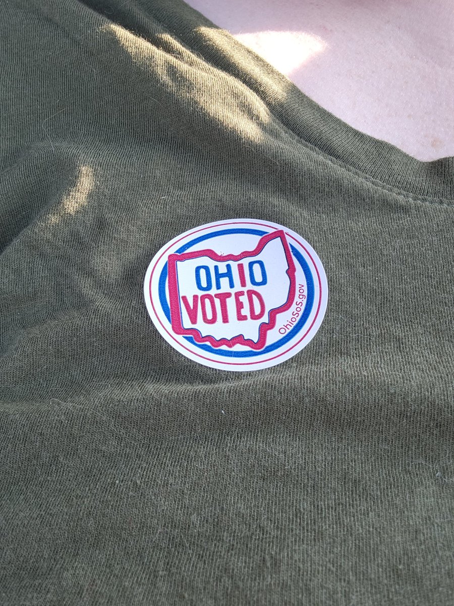 EmilyBethR's tweet photo. Saving democracy in Ohio one "no" vote at a time. https://t.co/MdtQiP58IN