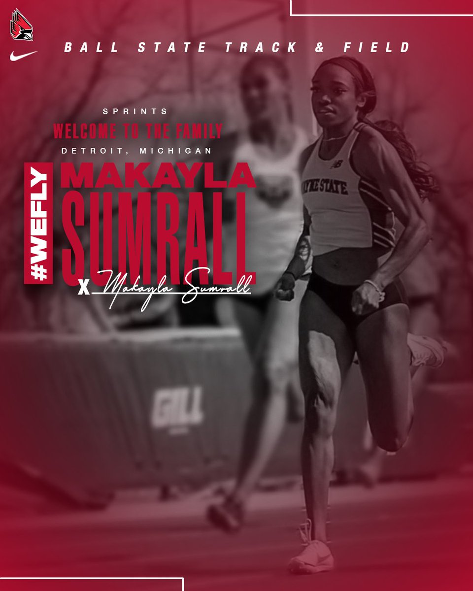 Ball State Track & XC (@ballstatetfxc) on Twitter photo WELCOME TO THE FAMILY!
<a href="/CoachAWheatley/">Adrian Wheatley</a> and the Cardinals are proud to welcome sprints transfer Makayla Sumrall from Detroit!
#ChirpChirp x #WeFly WELCOME TO THE FAMILY!
<a href="/CoachAWheatley/">Adrian Wheatley</a> and the Cardinals are proud to welcome sprints transfer Makayla Sumrall from Detroit!
#ChirpChirp x #WeFly
