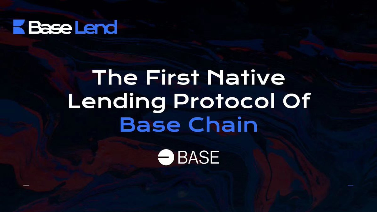 #Base 这个项目可以关注一下9号上线，@BaseLendFi有自己的产品也是Base上首个借贷平台 #BaseLend，抵押 ETH 铸造稳定币 LUSD，有不错的先发热度

#WL申请: https://t.co/i1vTFnZQfZ

🎁抽 50,000$BAND

点赞&转发+关注: @BaseLendFi
加入TG: https://t.co/PAVkzCeAkj
评论区留下Base(ETH)地址

24h

#BaseLend #BAND #Base #Coinbase
