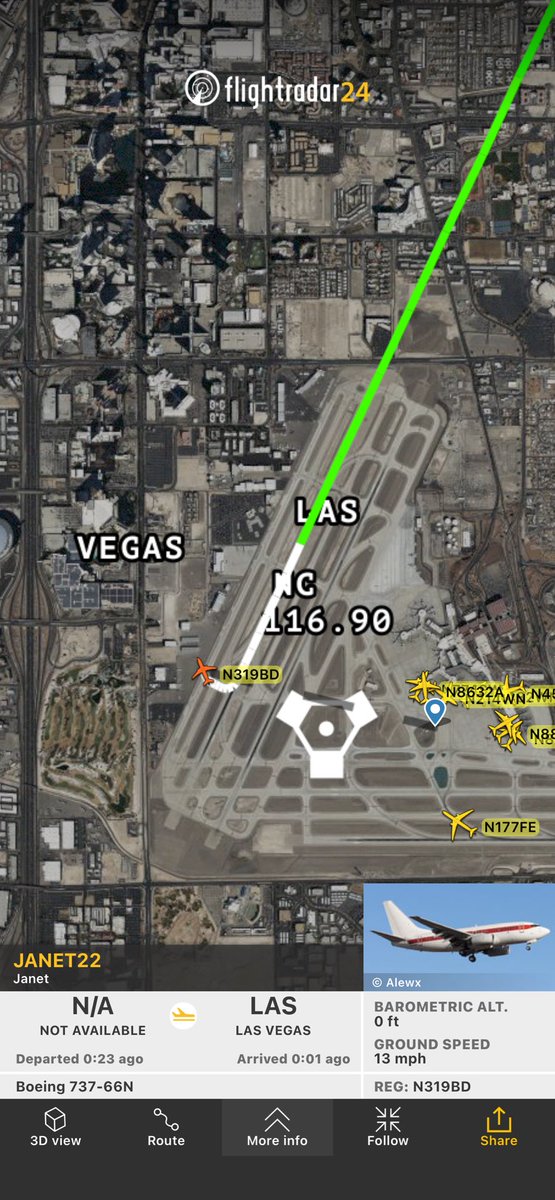 JANET N319BD ✈️ tweet media