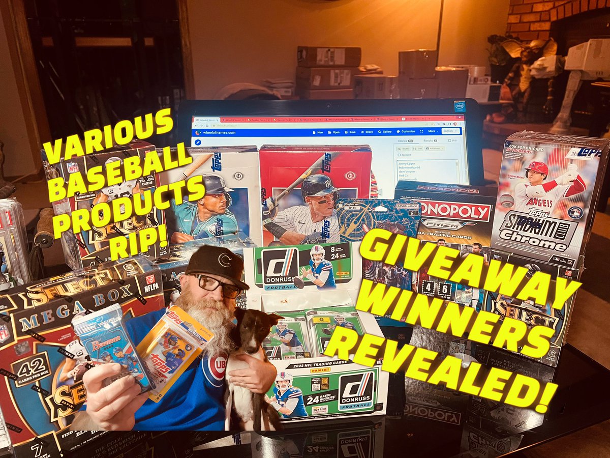 #free #giveaway Winners Revealed! WHO WILL #win? 2023 #topps Chrome #mlb #baseball, 2022 Bowman, 2022 Topps, Etc, Rips! ⚾️🔥 Watch: youtu.be/8qg2aB9GIOo #YouTube #thehobby #sportscards #whodoyoucollect #nfl #football #ONEPIECE #panini #subscribe: youtube.com/@thehawk177