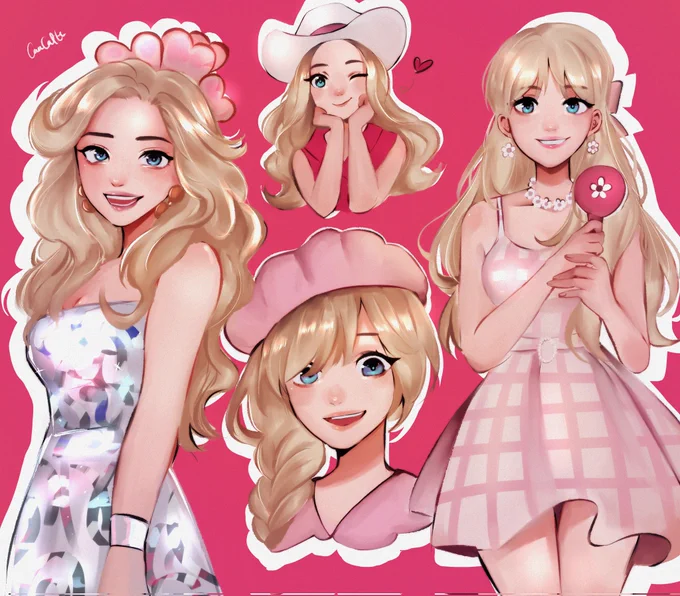 When I wake up in my own pink world Hey #barbie