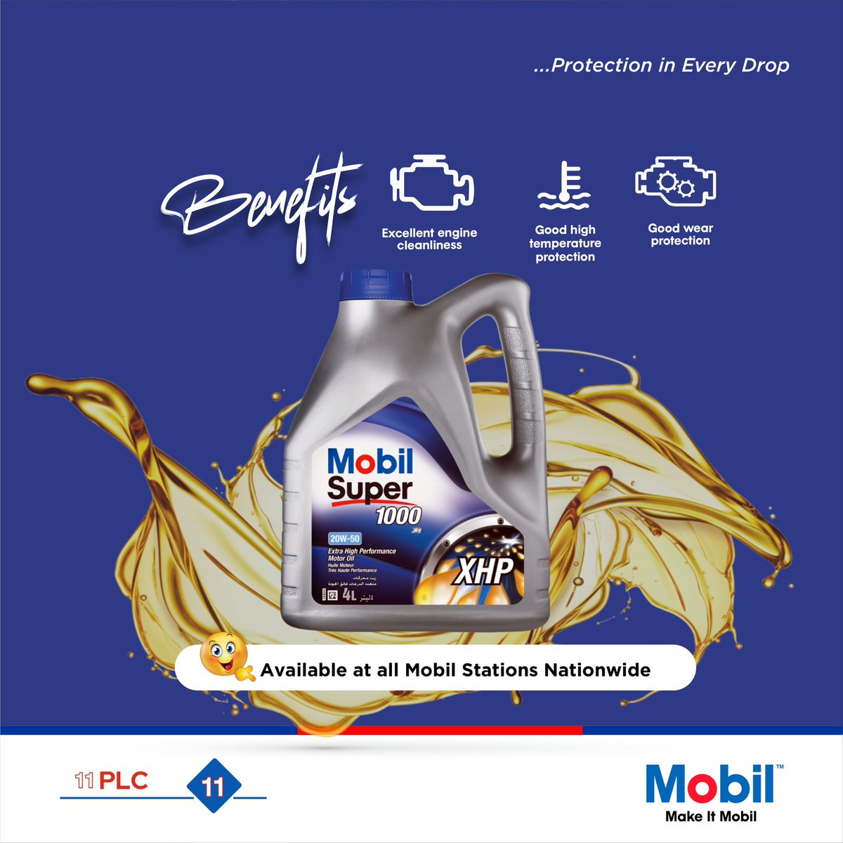 The Mobil Super 1000 range of lubricants are premium mineral engine oils, designed to provide a high level of protection and performance.

#mobilsuperoil #mobillubricantes #carmaintenance #tuesday