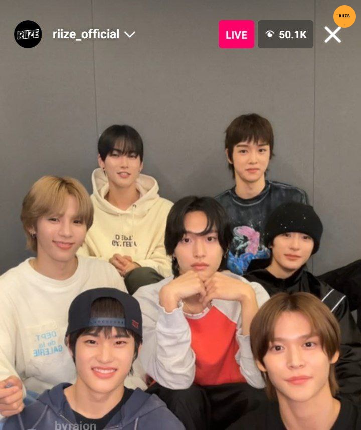 zonariize's tweet image. Riize! Cokiber nge liveeee cusssss ke ig