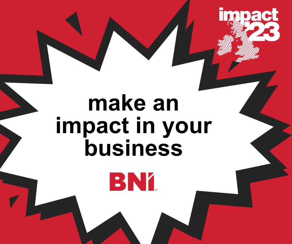 Find out how BNI can impact your business - come to our BNI coffee meeting one Tuesday or Thursday afternoon 4.30pm. Message me for your invitation.