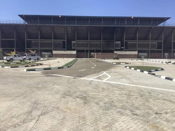 Is this what we waited over 6 months for? A car park and sample bucket seats in the VIP enclosure? Underwhelmed. #RufaroStadium
