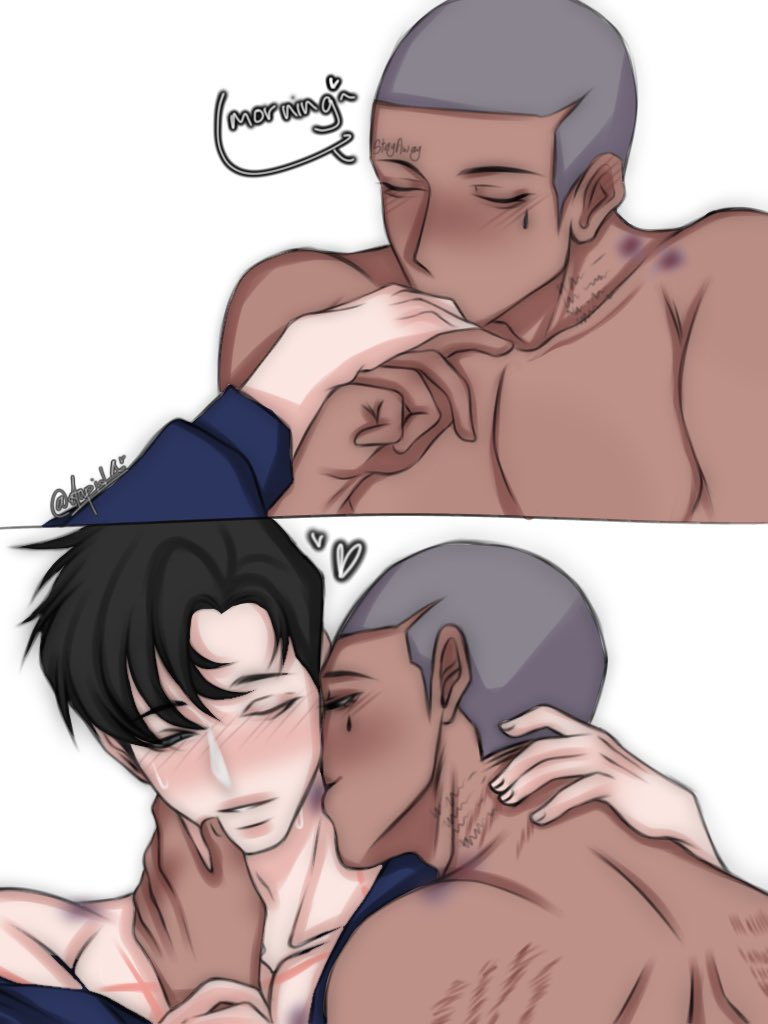 hitoshizz1315's tweet photo. i ship them dont come at me😭🤧💕.. i give up with the body and pose and shit🏃🏻💨
#lookismfanart #isuhan #isujo #choiisu ? Huh.. #kwakjihan https://t.co/7wASKa9yYj