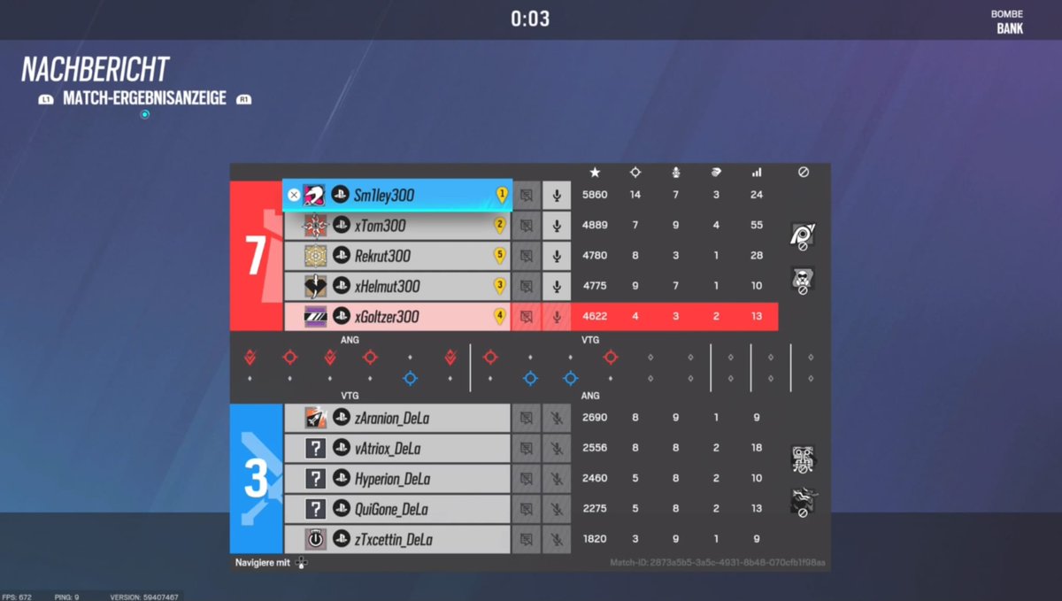 Gestern konnten wir uns mit einem 2 zu 0 Sieg im Supercup der DESBL durchsetzten wir hoffen das es so weiter geht.
GG an unseren Gegner Just DeLa wir wünschen euch weiterhin alles Gute.

#300ARMY