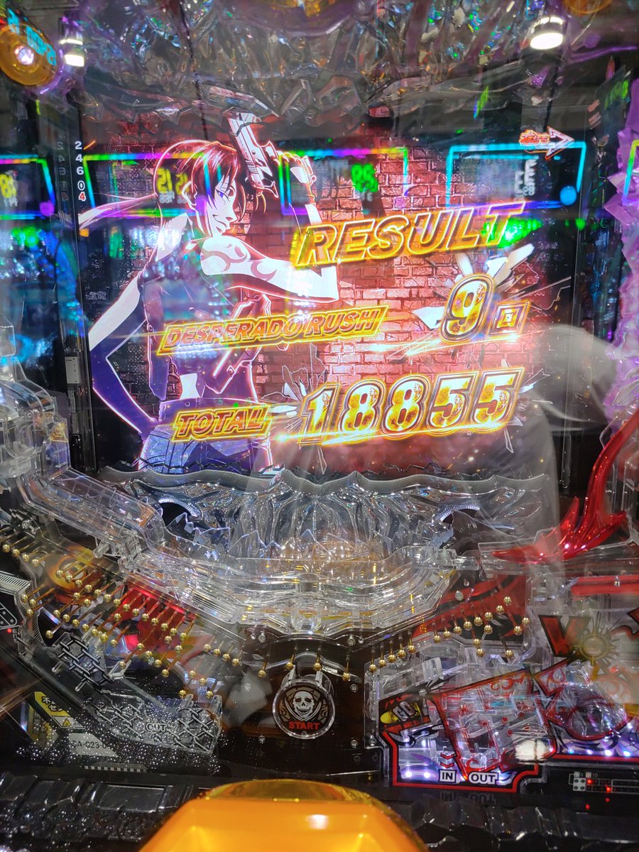 yusuke_bocchi's tweet photo. 初当たり3回全部ラッシュで30,000発
ブラックラグーン最高だな。 https://t.co/9vDK3sHy06