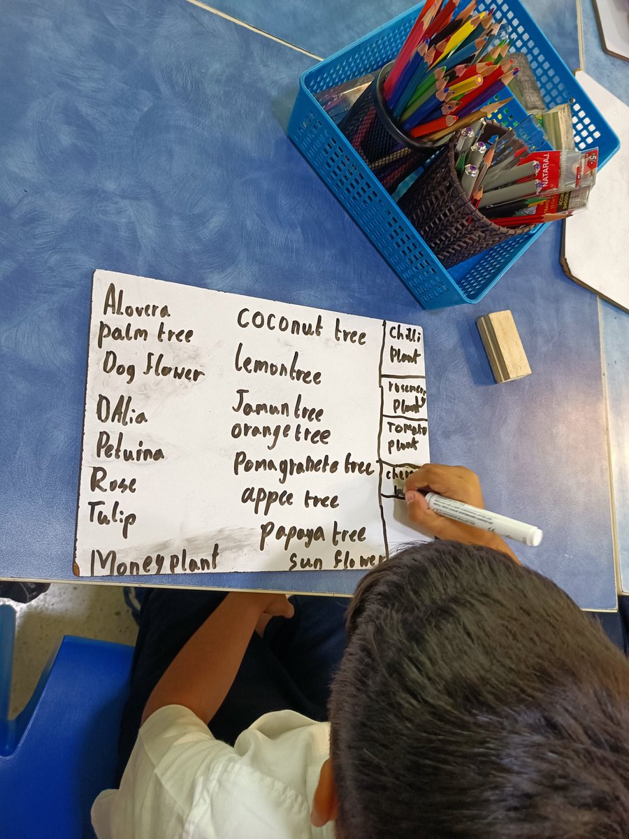 aditisabarwal13's tweet image. Building on students&apos; prior knowledge to teach them something new. Watched @DrishtiChopra16 in action with our Year 3 students, learning about plants. Find our MLL&apos;s illustrations next to their responses! @TBS_Delhi

#ks2 #sciencemadefun #multilinguallearners