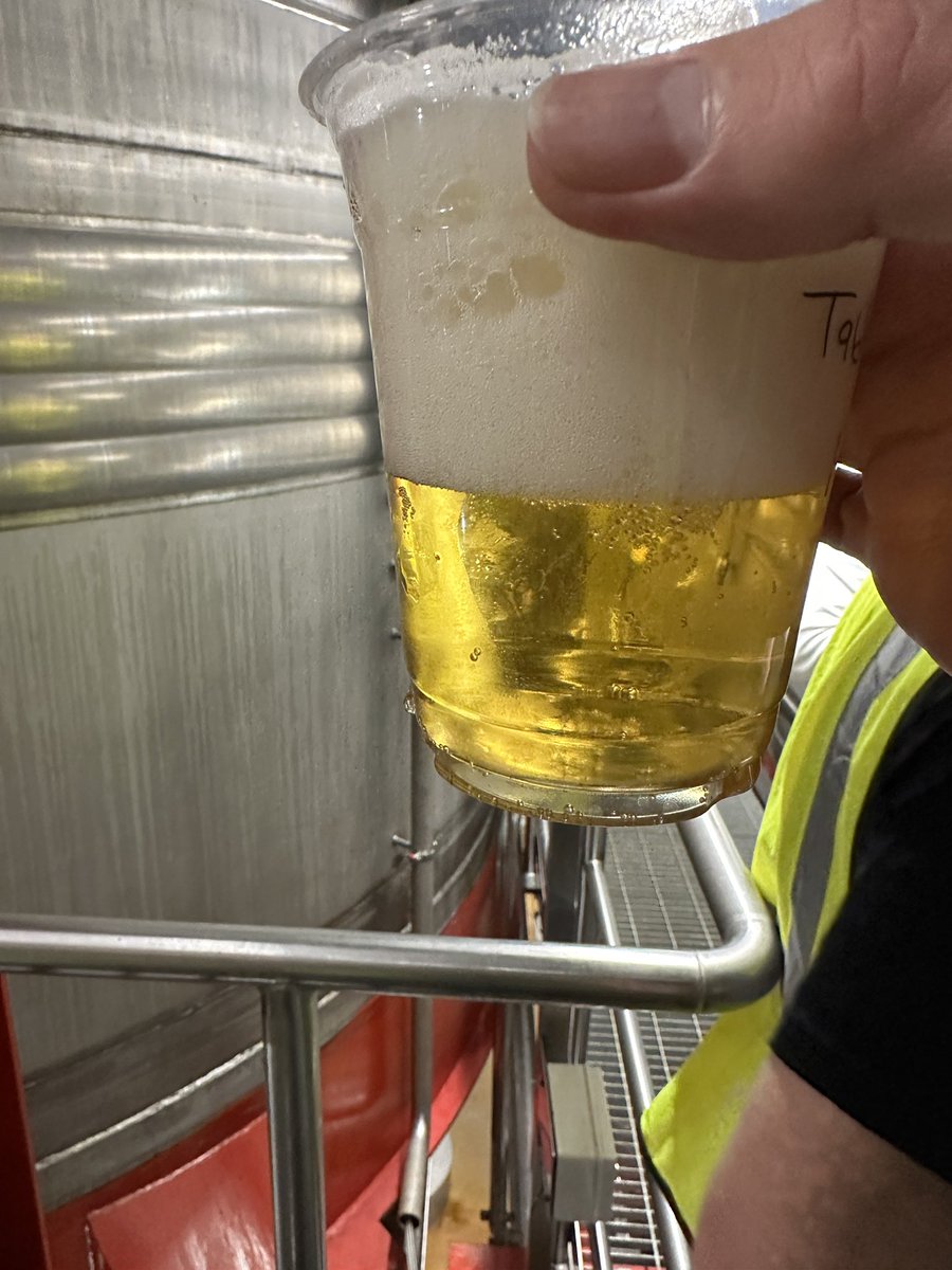 Quite possibly the best Heineken of my life, fresh from the tank. Thanks @heineken_sa. Great job.