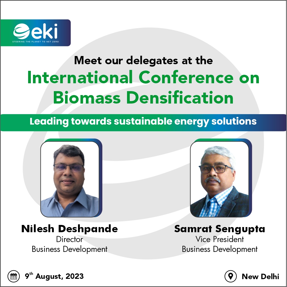 EKIEnergyEnking's tweet photo. Excited to be part of the International Conference on Biomass Densification, diving into crucial issues like policy, technology, R&D, supply chain, skills, investment, pathways for farmers and investors in the biomass sector and much more. #BiomassConference #SustainableFuture https://t.co/d70Z1XaDon