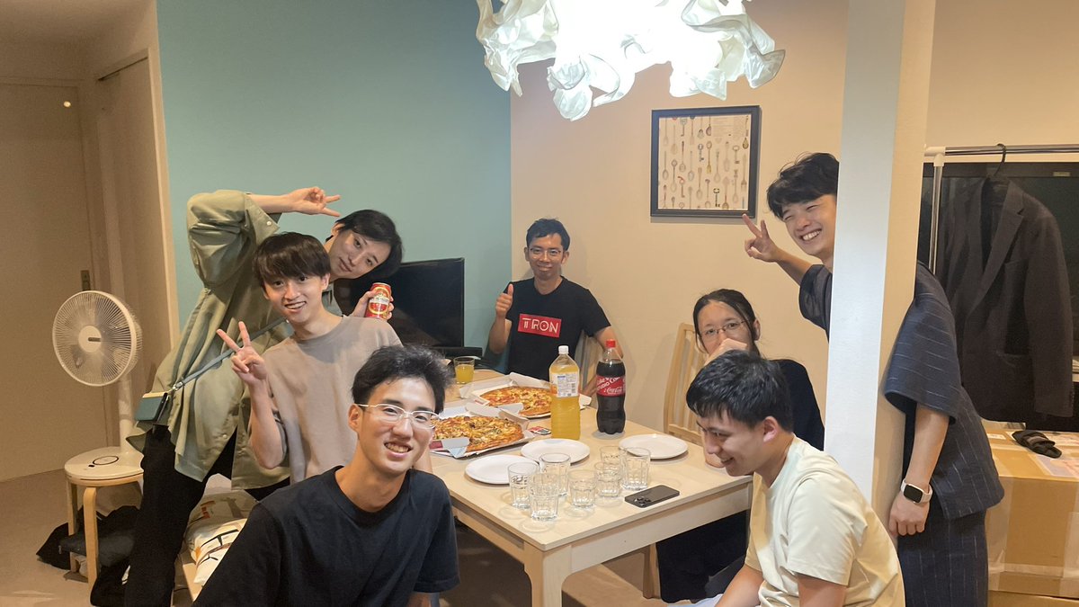 交流イベント開催中です〜🍕✨
#InnovatorHouseTokyo