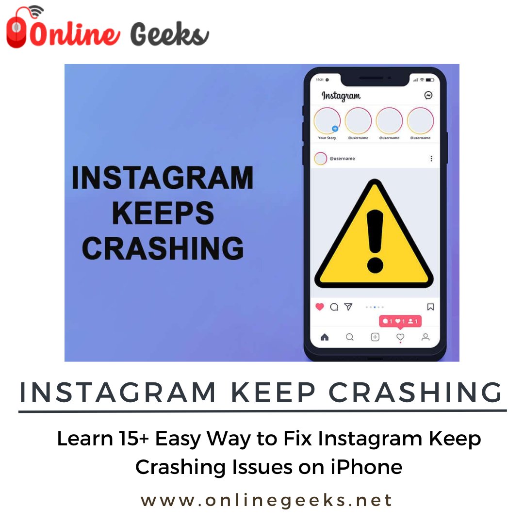 OnlineGeeks_'s tweet image. Instagram Keep Crashing

Learn 15+ Easy Way to Fix Instagram Keep Crashing Issues on iPhone

Read More: onlinegeeks.net/instagram-cras…
.
.
.
#onlinegeeks #instagram #instagramissues #crashing #instagramcrashing #socialmedia #instadaily #instagood