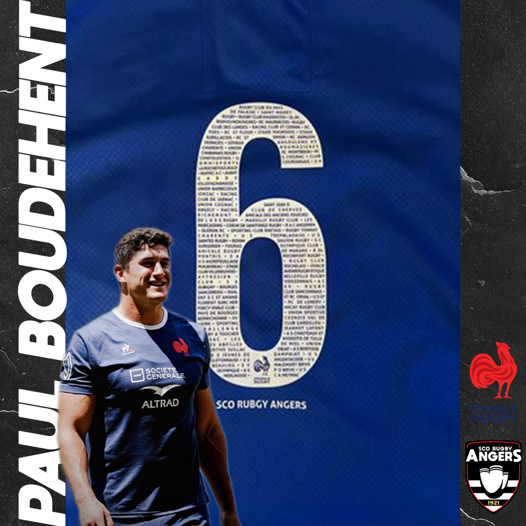 🏉 Paul Boudehent : Une belle impression en Équipe de France ! 🇫🇷

Paul Boudehent, formé au SCO Rugby Angers, a marqué les esprits lors de son premier match avec l'équipe nationale. 👏

ALLEZ PAUL, ALLEZ LES BLEUS ! 👊🇫🇷