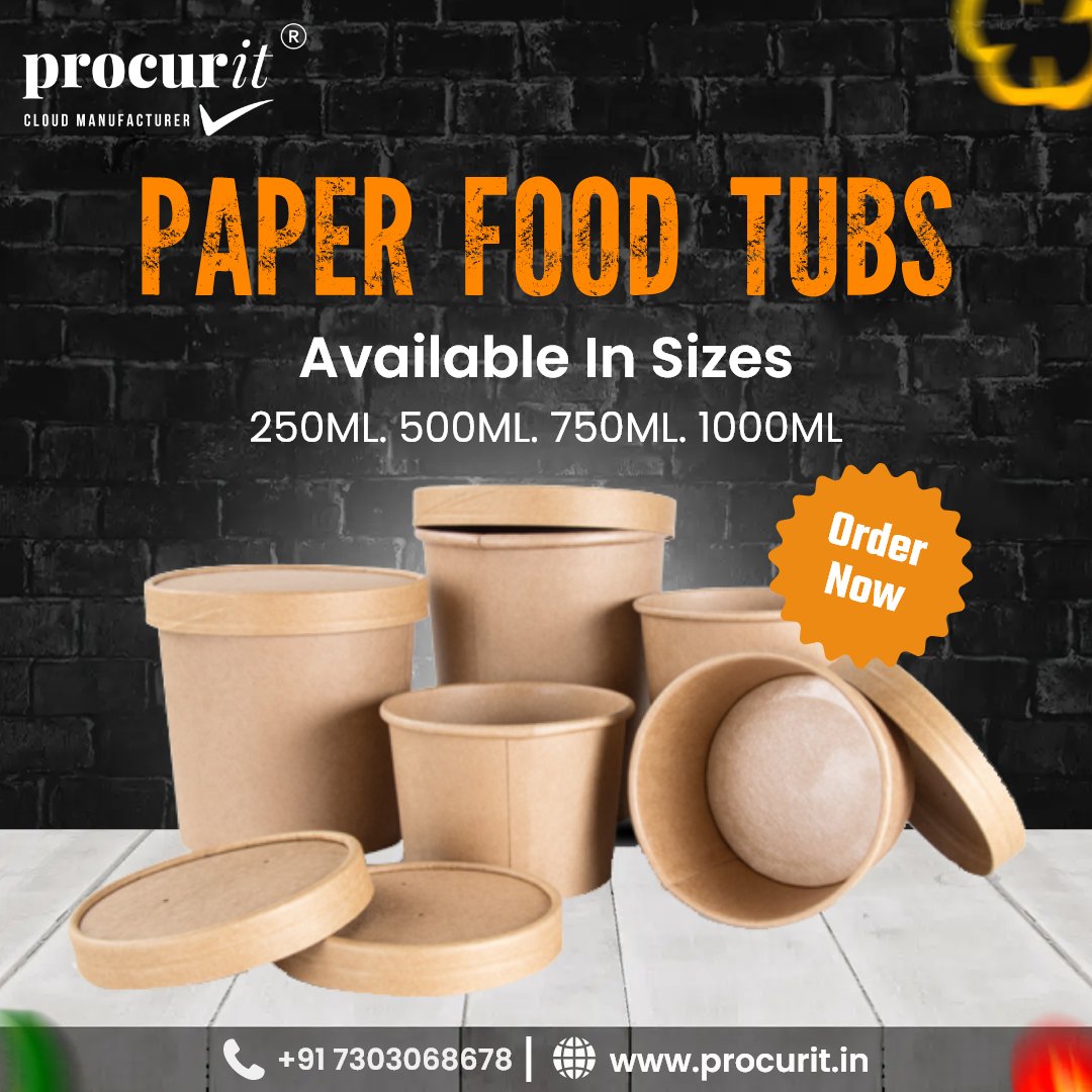procurit21's tweet photo. Ensure the cleanliness and safety of your takeaway orders with our robust and eco-conscious packaging solutions. Elevate your business's packaging with the expertise of Procurit's Packaging.

Contact us: +91 7303068678
Official Website: https://t.co/ExExjfb7SX

#paperpackging https://t.co/mMS4bffuzb