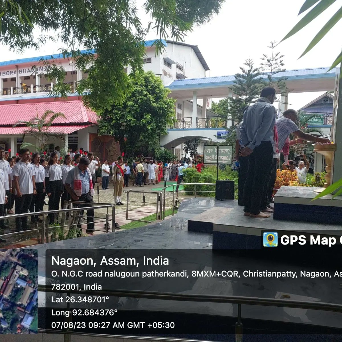 NSSNCA1's tweet photo. Volunteering Our way in stewardship for the grand 79th Foundation Day of Nowgong College (Autonomous)
Date: 7/08/2023

- NSS Unit 1 and 2 , NC(A)
#79th #foundationday #nowgongcollegenssunit #NSSindia https://t.co/DAfkrH7GCj