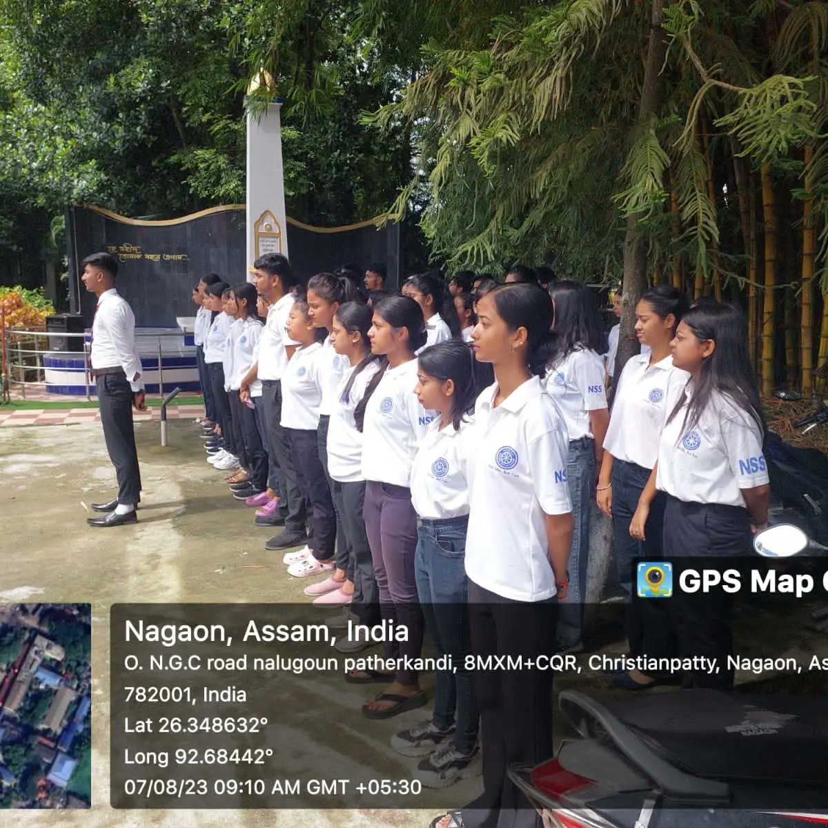 NSSNCA1's tweet photo. Volunteering Our way in stewardship for the grand 79th Foundation Day of Nowgong College (Autonomous)
Date: 7/08/2023

- NSS Unit 1 and 2 , NC(A)
#79th #foundationday #nowgongcollegenssunit #NSSindia https://t.co/DAfkrH7GCj
