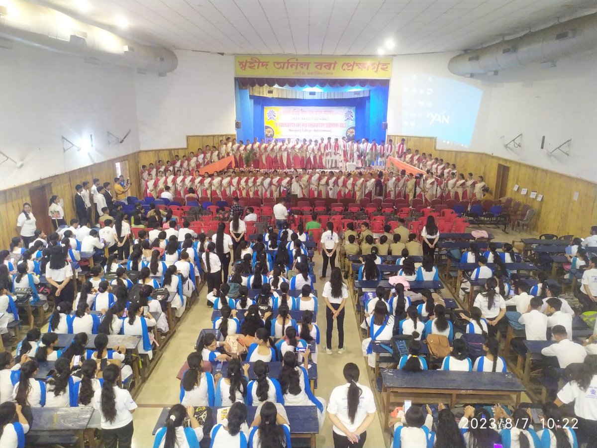 NSSNCA1's tweet photo. Volunteering Our way in stewardship for the grand 79th Foundation Day of Nowgong College (Autonomous)
Date: 7/08/2023

- NSS Unit 1 and 2 , NC(A)
#79th #foundationday #nowgongcollegenssunit #NSSindia https://t.co/DAfkrH7GCj