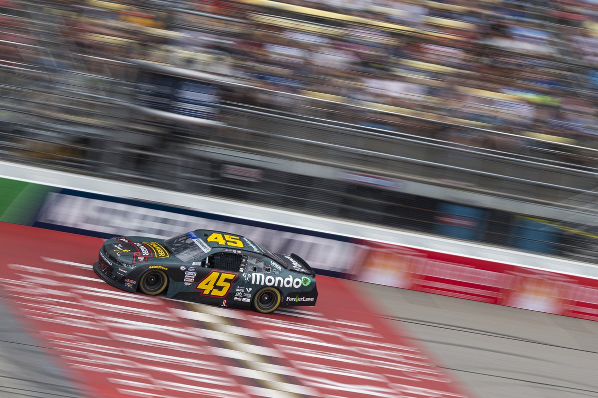 TheMondoGroup's tweet photo. Race weekend recap!  We had a blast cheering on @JEarnhardt1 and the #45 Mondo car this weekend.  Special thanks to the Army Rangers who joined us this weekend to honor their fallen Corporal Michael D. Jankiewicz.  We can't wait to get back to the track! https://t.co/Ye0xEquiS7