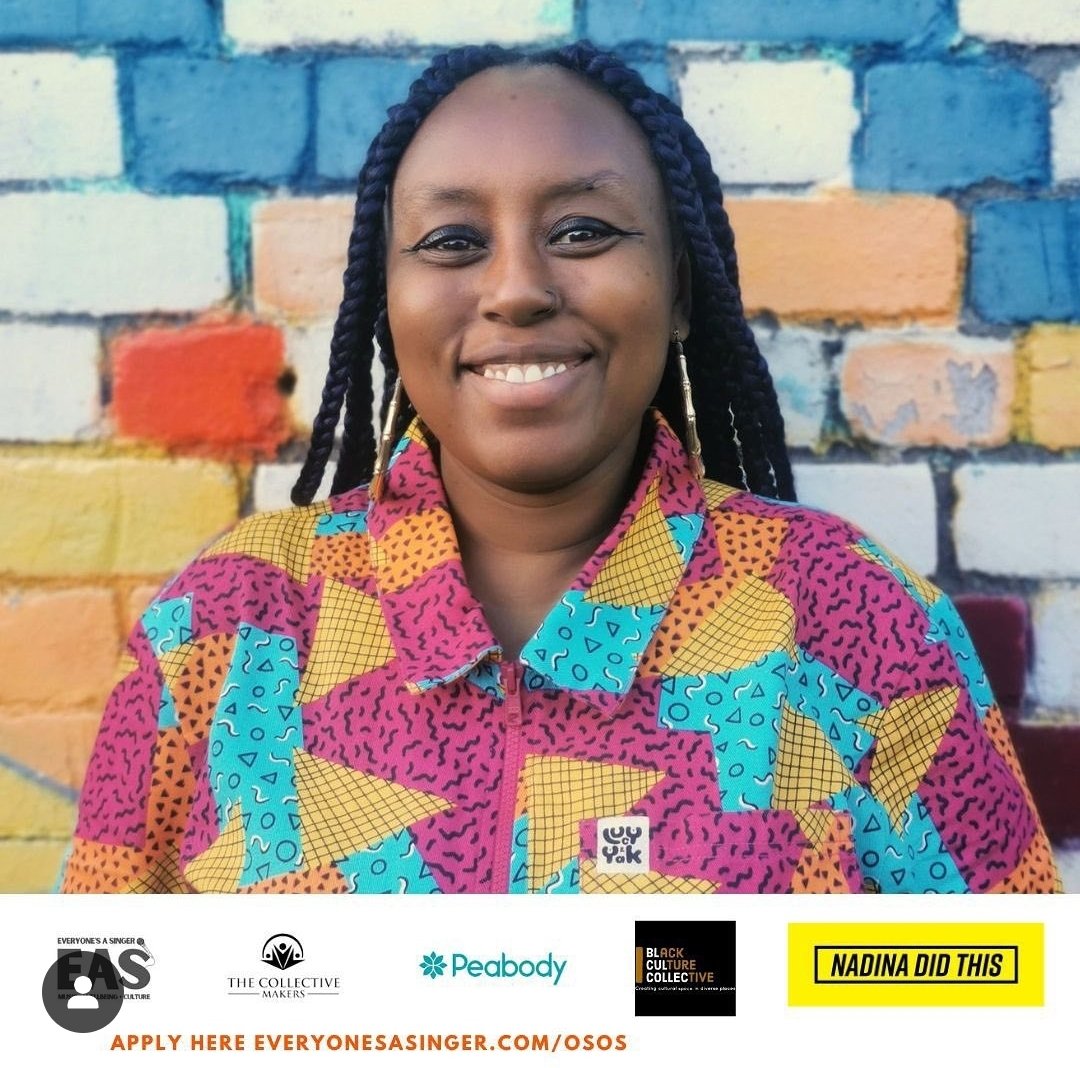 Come join us at the Thamesmead festival to find out more about 'Our Song, Our story' programme 

<a href="/Every1sAsinger/">Everyone's A Singer</a> @nadinadidthis <a href="/PeabodyLDN/">PeabodyLDN</a>