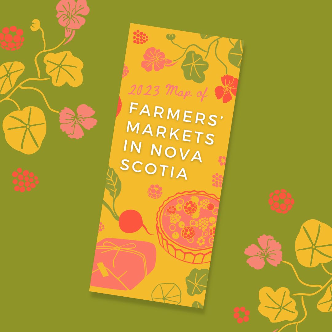 ❗40,000 MAPS have been distributed❗There are now over 40,000 copies of our 2023 Map of Farmers' Markets in Nova Scotia in circulation, that's 15,000 more than last year!

Want to be on our distribution list next year? Send us a message!