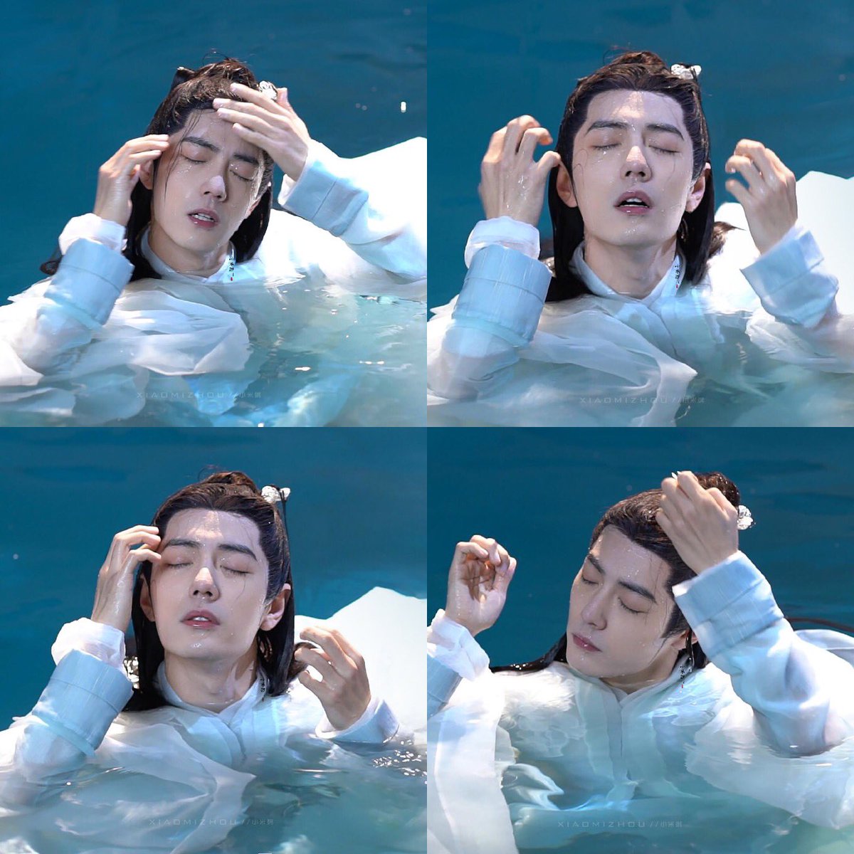 Tzbmix's tweet photo. เป็นตื้อเป็นตัน 
หายใจไม่ทัน 
เพราะสำลักความงดงามและแสนจะเซ็กซี่ ทั้งที่เสื้อผ้ามิดชิดถึงคอแขนเสื้อยาวถึงข้อมือแบบนี้ 
เธอช่างเกินต้านจริงๆ #XiaoZhan https://t.co/R3CgxOJy5D