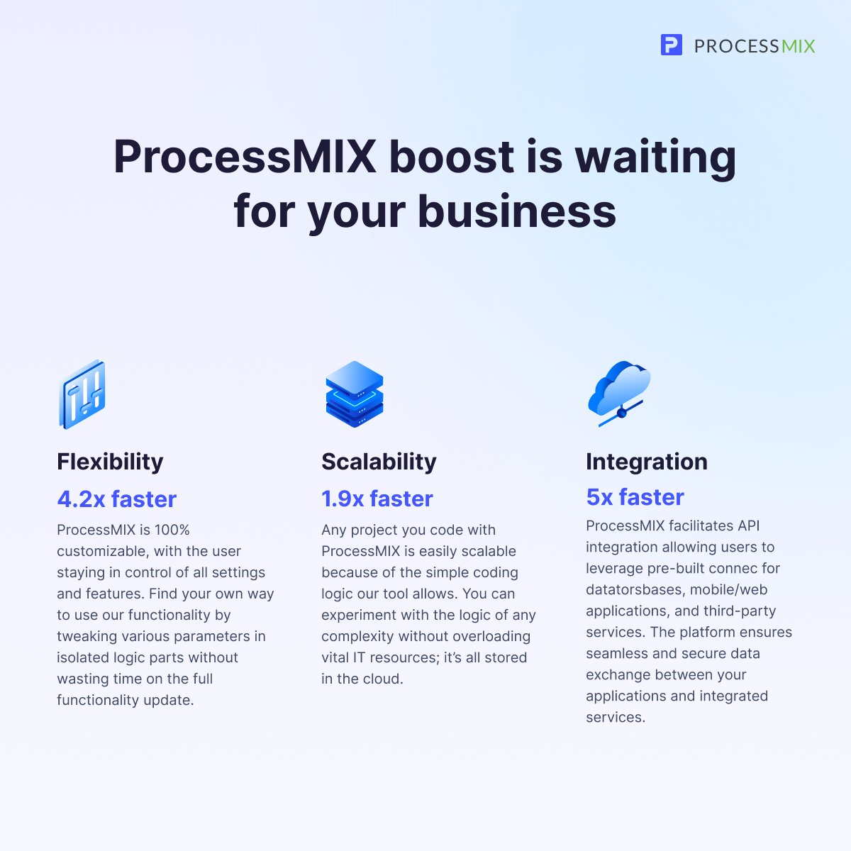 processmix's tweet image. Looking for an effective solution to improve your business system connectivity or integrate an app with 3’d party services? Try ProcessMIX to build API bridges quickly without programming expertise.
#api #lowcode #createapi #connectivity