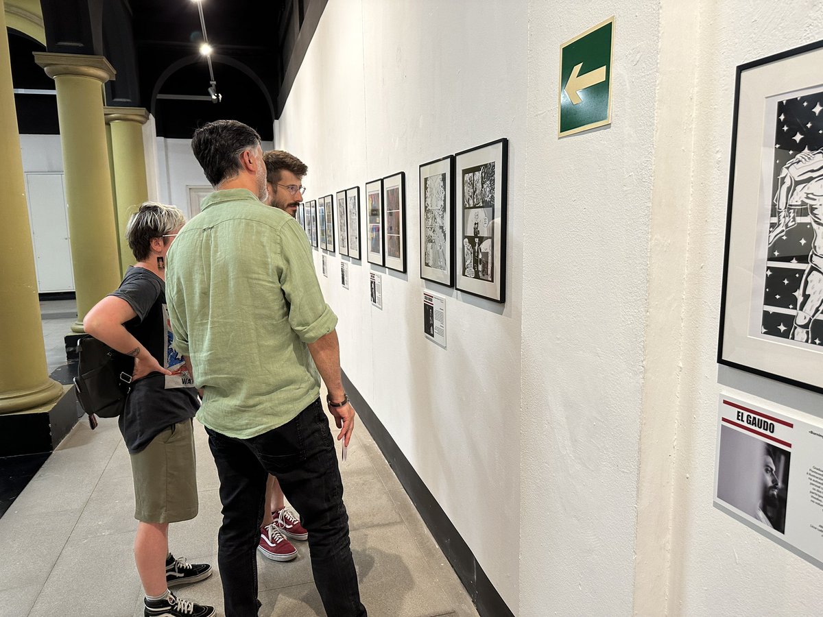 Loktarius's tweet photo. Para los que andéis por Coruña, no os perdáis la Expo de autores locales en la sala de exposiciones Salvador de Madariaga. Allí encontrareis bastantes páginas de @AltarMutante y un par de Korgus🔥🔥

@VinetasCoruna https://t.co/Ijh5cYc8Vi