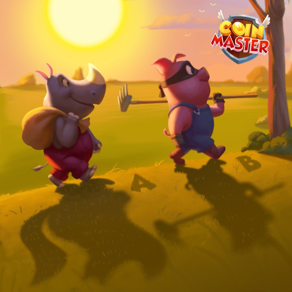 CoinMasterGame's tweet photo. When the sun goes down ☀️ the 𝐒𝐏𝐈𝐍𝐒 go up! ⚡︎ For your chance to win 𝟴𝟬𝟬 𝗦𝗣𝗜𝗡𝗦 🤩 tell us which of these shadows doesn't match! 🙅‍♂️

👉Catch the sunset and play now! Link in bio! https://t.co/e5mmuRSZwB