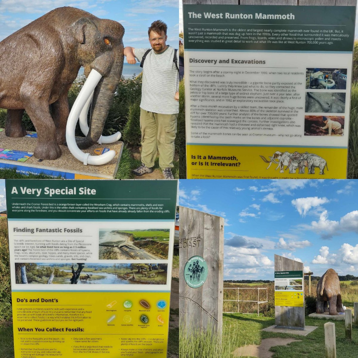 Matthew L Staitis (@staitis) on Twitter photo Great time walking part of North Norfolk's Deep History Coast yesterday from Cromer to West Runton <a href="/northnorfolknow/">VisitNorthNorfolk</a> 🌅🧔🪨🐆🦣 Great time walking part of North Norfolk's Deep History Coast yesterday from Cromer to West Runton <a href="/northnorfolknow/">VisitNorthNorfolk</a> 🌅🧔🪨🐆🦣
