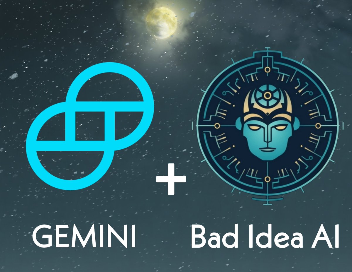 CryptoPulse9's tweet photo. I think @Gemini should look into listing @badideaai, and here's my reasoning:

1️⃣ Gemini has a reputation for excellence, they won't list something without doing their diligence. 

2️⃣ $BAD is part of the SHIB ecosystem, so this isn't a risky listing on some fly-by-night project.

3️⃣ US customers are the top market for this sector, and Gemini has the resources to maximize their volume on $BAD to make it a profitable listing choice. 

@tyler and @cameron don't make rash, uncalculated decisions. 

Let's get them talking to @Mr_Lightspeed and at least see if there's something mutually beneficial we can get on board with. 

Comment below and tell Gemini why listing Bad Idea is a good idea!