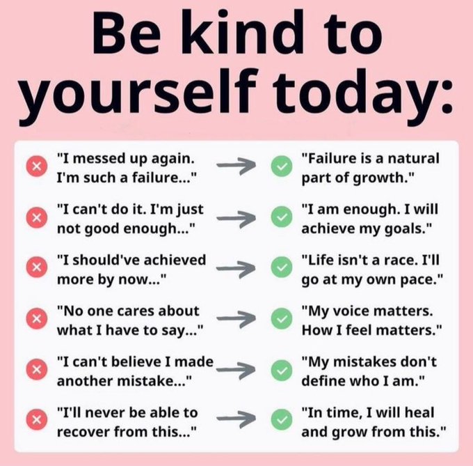 Be Kind to Yourself Today