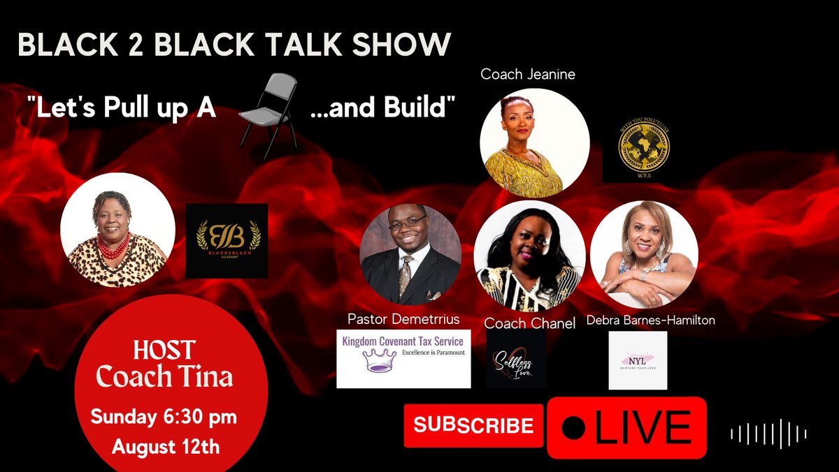 Time to pull up a seat and let's build-up. It's no going back to that type of mentality. We are stronger together.

Join us for a deep discussion. If you would like to be in the virtual room comment below.
#chair
#pullupachair
#blacklove
#community
#standforsomething