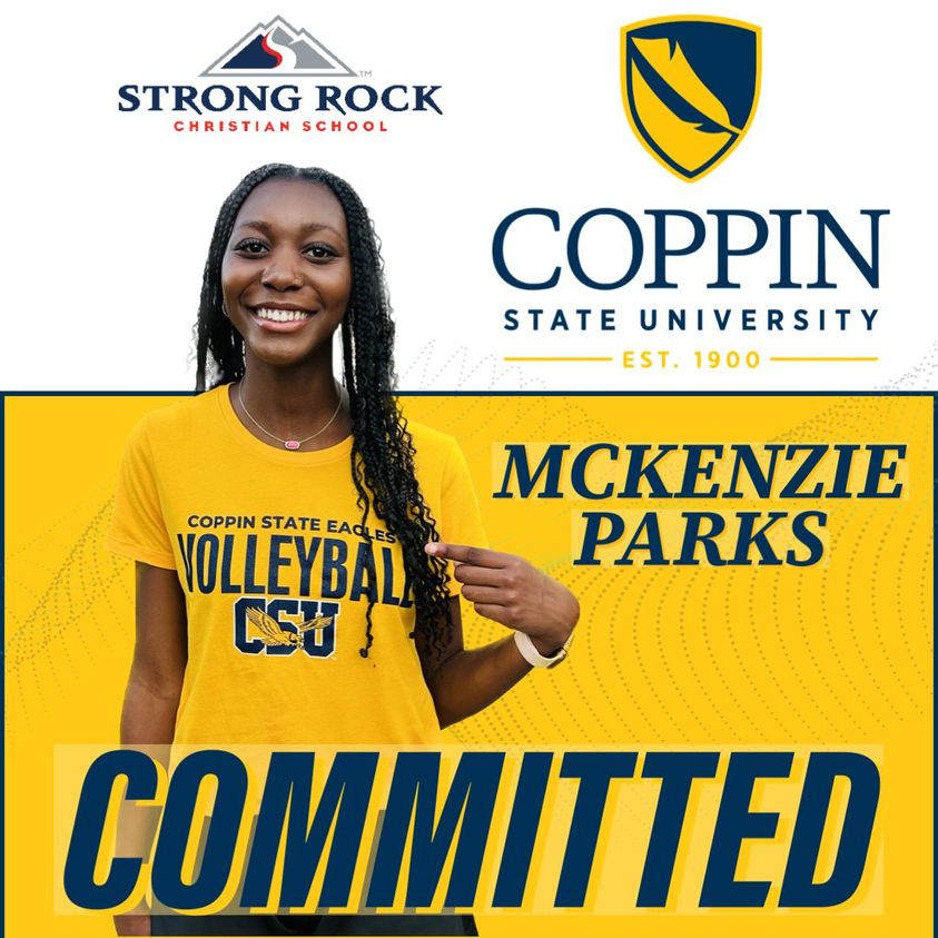 SRCS_Strength's tweet photo. Congratulations to Strong Rock senior, McKenzie Parks, on her commitment to Coppin State University for volleyball. https://t.co/rHyKEbqiAJ