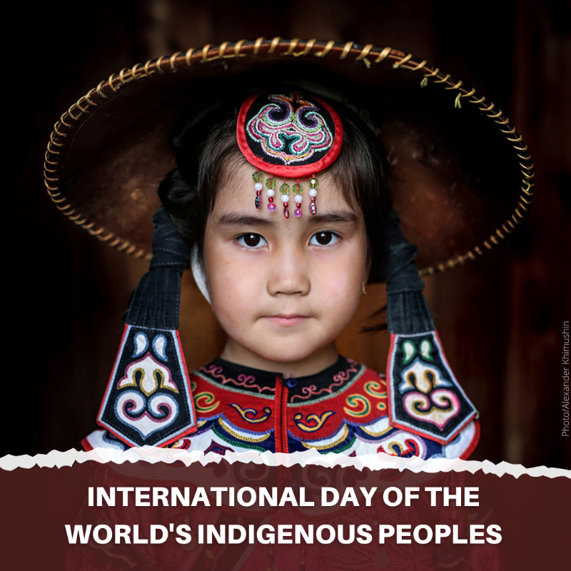 UNEP's tweet photo. Indigenous Peoples are guardians and practitioners of unique cultures and lifestyles.

Wednesday's #IndigenousDay celebrates #IndigenousYouth as change-makers tackling some of humanity's pressing crises.

#WeAreIndigenous